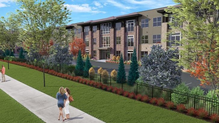 A rendering of Monaco 155, 41 condo units in Denver's Hilltop neighborhood. They are expect to deliver at the end of 2018.