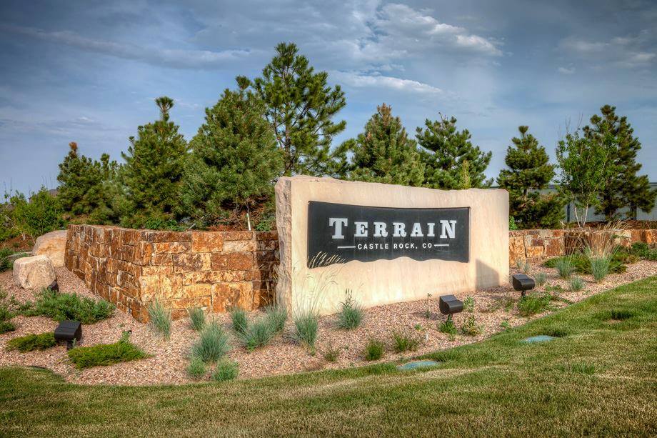 Terrain in Castle Rock, location of the 2016 Parade of Homes Industry Night